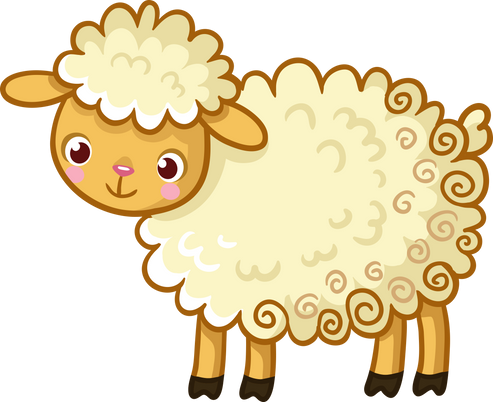 Cartoon Sheep Illustration